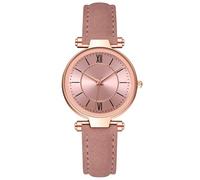 ARUNASC Reloj de Pulsera Relojes de Cuarzo Casuales for Mujer con Correas de Cuero, Accesorios de decoración prácticos y de Moda for Uso Diario, Regalo for Esposa, Novia o Madre. Digital(Rose)