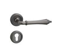 ARUNASO cerradura puerta Entry Door Handle with Lock For Front Entrance and Bedrooms Vintage Magnetic Mute Split Lock manillas(Color2)