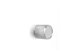 ARUNASO cerradura puerta Manija de perilla de puerta de paso Interior for puertas de pasillo de armario, cerradura de un solo lado con pomo de llave en aleación de Zinc manillas(Matte Nickel)