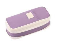 ARUNASO Estuche para lapices Estuche Plegable de Gran Capacidad for lápices, Organizador de papelería, útiles Escolares, Bolsas de Maquillaje, Organizador pequeño(Lila)