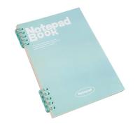 ARUNASO libreta 5 Cuadernos De 23 X 18 Cm, Color Verde, De Cuero, Con 96 Páginas, Espiral, Hojas Sueltas, For Escribir, Oficina Y Estudio. cuaderno