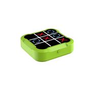 ARUNASO Madera ajedrez Consola de Rompecabezas portátil Tic TAC Toe Bolt for Memoria y educación, Juegos de Mesa portátiles de Viaje for niños y Adultos. niños(Groen,Rechargeable)
