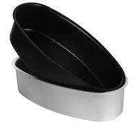 ARUNASO molde tarta Cake Pan 9-Inch Non-Stick Cake Molds Leak Proof Ellipse Cheese Bread Pan for Cakes Baking Oven Baking reposteria