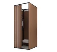 ARUNASO vestuarios Probador de Ropa Compatible with centros comerciales probador portátil y móvil with centros comerciales y Tiendas minoristas probadores(Bruin,85cm)