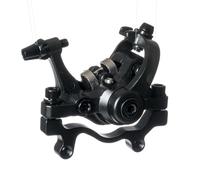 ARUPMN Freno de Disco de Bicicleta MTB de aleación de Aluminio IS PM 160mm Pinza mecánica para Bicicleta de montaña Pinza de Freno de Disco(Black Rear Brake)