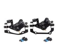 ARUPMN Juego de Pinzas de Freno de Disco mecánico MTB de Aluminio Fundido a presión F160 R140 F180 R16 para Bicicleta(F-R Brake)