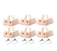 ARUPMN Pastillas de Freno de Bicicleta, Pastilla de Freno de Disco hidráulico Apta para B01S B05S, Pieza de Freno Carretera Apta para Shimano MT200 M535(Sintered 6Pairs)