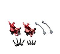 ARUPMN Pinza de Freno de Disco hidráulico R1, Doble acción, CX, Grava, ciclocross, BMX, Bicicleta Plegable, Poste R1, Soporte IS de 160mm(R1 Red - NO rotors)