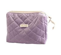 ARVALOLET Bolsa de cosméticos de gran capacidad para mujer, bolsa de lavado multifunción a la moda, casual, portátil, simple para vacaciones de fin de semana, Rojo, verde, azul, rosa, negro, café