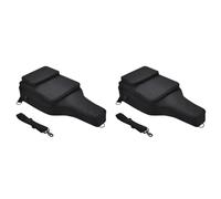 ARVALOLET Bolso bandolera para PDP Riffmaster con compartimentos para accesorios y correa de hombro desmontable, Negro 2 piezas, Mittelgroße, Contemporáneo