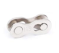 ARVALOLET Chain Lock Bicycle Chain Link Bike Cadenas Conector para 8s / 9/10/11/24 Velocidad Botón Rápido Cadena Articulada Cadena de Bicycle Missing Link Chain Reusable Silver Steel Bike Chain Link