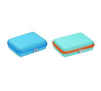 ARVALOLET Estuche rígido para 3Doodler Start+ Essentials 2024, bolsa de transporte, compartimento de red, resistente a los golpes, organizador para filamento de impresión 3D, Azul+verde oscuro