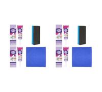 ARVALOLET Gel eliminador de manchas para el hogar, juego de 2 unidades, con paño y esponja para lavadora, baño, cocina, gel fuerte quitamanchas