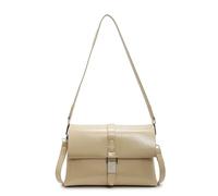ARVALOLET Las mujeres de moda Satchel Bag pu cuero todo partido bolso de hombro Color sólido elegante crossbody bolso mujeres, amarillo, 170.00x60.00x120.00mm/6.69x2.36x4.72inch