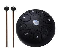 ARVALOLET Tambor de lengua de acero de 6 pulgadas, 8 notas, con bolsa de transporte, bata, libro de música para yoga y meditación