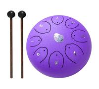 ARVALOLET Tambor de lengua de acero de 6 pulgadas, 8 notas, con bolsa de transporte, bata, libro de música para yoga y meditación