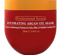 Arvazallia Hidratante mascarilla aceite argan y publicidad de acondicionador profundo para cabello dañado o química