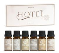 ARVIDSSON - Juego de regalo de aceites difusores de hotel, mezcla de aceites aromáticos de lujo, aceites esenciales de aroma de hotel para difusor, jazmín y menta, té blanco, felicidad cítrica, MyWay