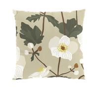 Arvidssons Textil Funda de cojín Anemon 47x47 cm Beige