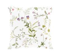 Arvidssons Textil Funda de cojín Blomsteryra 47x47 cm Verde