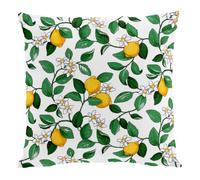 Arvidssons Textil Funda de cojín Citronlycka blanco
