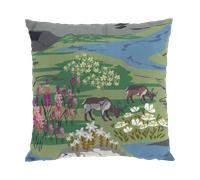 Arvidssons Textil Funda de cojín Fjällängar 47x47 cm Verde