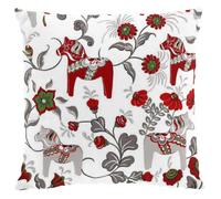 Arvidssons Textil Funda de cojín Leksand rojo vino