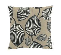 Arvidssons Textil Funda de cojín Lyckans Blad 45x45 cm Gris