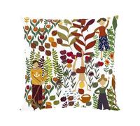 Arvidssons Textil Funda de cojín maderadgård 47x47 cm óxido