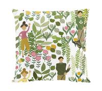 Arvidssons Textil Funda de cojín maderadgård 47x47 cm verde