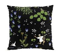 Arvidssons Textil Funda de cojín Rönnerdahl 47x47 cm negro-verde