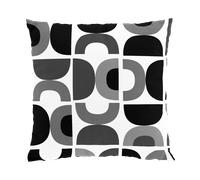 Arvidssons Textil Funda de cojín Spiraldans 47x47 cm Gris