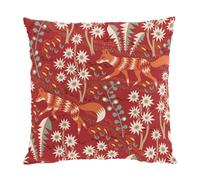 Arvidssons Textil Funda de cojín Stjärnspeja 47x47 cm Rojo