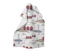 Arvidssons Textil Paño de cocina Kust 65x85 cm Blanco