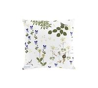 Arvidssons Textil Funda de cojín Rönnerdahl 47x47 cm Offwhite-verde