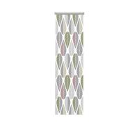 Arvidssons Textil Set de 2 cortinas de panel Blader Rosa