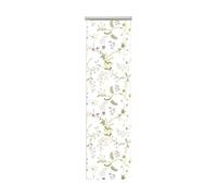 Arvidssons Textil Set de 2 cortinas de panel Blomsteryra Verde