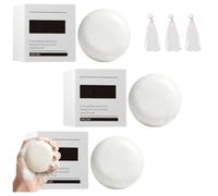 Arviennes Soap, Niacinamide Skin Brightening Soap Melasma Dark Spots Freckle, Mild Cleansing Solid Soap for Facial & Body Daily Washing, Multi-purpose Solid Cleansing Bar for Home Bathroom (3)