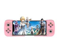 arVin - Controlador de juego móvil para iPhone 15, mando Bluetooth con botones programables traseros para iOS/Android/PC, compatible con Samsung, Xiaomi, Huawei, Realme-Direct Play (rosa)
