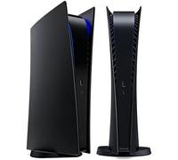 ArVin - Placas faciales para consola PS5, carcasa de repuesto para PS5, ABS antiarañazos y polvo, accesorios para consola de juegos Playstation 5, edición digital (negro)