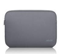 Arvok 13 13,3 14 Pulgadas Funda Protectora para Portátiles/Impermeable Ordenador Portátil Caso/Neopreno del Portátil Bolsa para Acer/ASUS/DELL/Fujitsu/Lenovo/HP/Samsung/Sony (Gris)