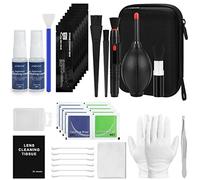 ARVOK 32 en 1 Kits Professional Camera Kit de Limpieza, Incluye Soplador de Aire/Lápiz de Limpieza/Solución de Limpieza, Kit de Limpieza de Lentes para Cámaras DSLR Compatibles con Canon, Nikon, Sony