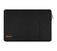 ARVOK Funda para Portátil 13 13.3 14 Pulgadas para MacBook Air 13/MacBook Pro 13 Pulgadas/MacBook Pro 14 Pulgadas, Resistente al Agua, Funda para Ordenador para HP/DELL/Lenovo/ASUS/Acer, Negro/Gris