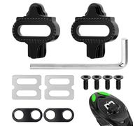 Arvoni 2 Piezas Calas Tacos de Bicicleta, Juego de Calas Compatible con Shimano SPD SH51 MTB, Bicicleta Tacos Juego de Placas, Calas SPD para Ciclismo de Montaña y de Carretera al Aire Libre