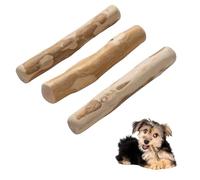 Arvoni 3 Piezas Mordedores Naturales para Perros, Madera de Café para Perros, Mordedor Perro Resistente Saludable y Duradero, Alivia la Ansiedad y Elimina el Sarro