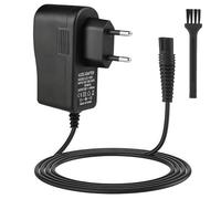 Arvoni Cargador Cable para Braun Máquina Afeitar, 12V 0.4A, Series 9 7 6 5 4 3 2 1, Cargador Adaptador para Braun 3040s 3010s 3020s 3000s 340s 790cc 760cc, Charger Afeitadora con Cepillo Limpieza