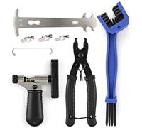 Arvoni Herramientas de Cadena de Bicicletas, Tronchacadenas Bicicleta, Cortacadena, Indicador de Desgaste de Cadena, Cepillo de Cadena, 3 Pares de Enlaces de Bicicleta, Universal para 8 9 10