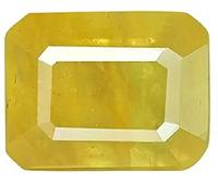 Arwacraft 11.25 Ratti Natural Pukhraj Zafiro Amarillo Certificado Original Piedra preciosa suelta Propósito astrológico-B0CLKHP6MRNAMZ