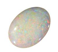 Arwacraft , 11.25 Ratti Opal Stone Certified Natural Fire Oval Shape Aaa+ Super Quality Astrological Australian Opal Loose Gemstone For Men And Women'S-B09X369ZMRNAMZ