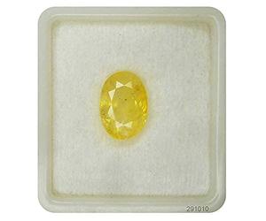 Arwacraft , 3.25 Ratti-15.25 Ratti, valor astrológico, zafiro amarillo natural, certificado por laboratorio, calidad premium, zafiro amarillo/Pukhraj I, piedra preciosa suelta Aaa+ calidad